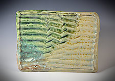 Wood and Salt-fired Slab Tray by Tom Neugebauer (Ceramic Tray)