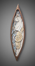 Nautilus by Aaron Laux (Wood Wall Sculpture)