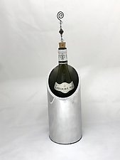 Clearly Modern Tall Wine Cooler by Evy Rogers and Joe  Jacob (Metal Wine Cooler)