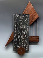 Smooth Sailing Centerpiece Clock by Jacob Rogers Art (Metal Wall Clock)