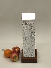 Luvlamp by Jacob Rogers Art (Metal Table Lamp)