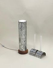 Seashell Luvlamp by Jacob Rogers Art (Metal Table Lamp)