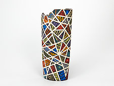 Prismatic Mesh by Jean Elton (Ceramic Vase)