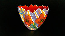 Trillium Trellis by Jean Elton (Ceramic Vase)