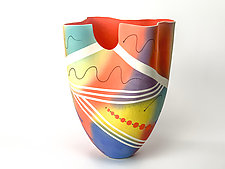 Intersections by Jean Elton (Ceramic Vessel)