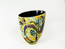 Picasso's Zoo by Jean Elton (Ceramic Vase)