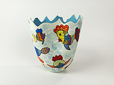 Fish Party by Jean Elton (Ceramic Vase)