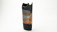 Shimmering Ripples II by Jean Elton (Ceramic Vase)