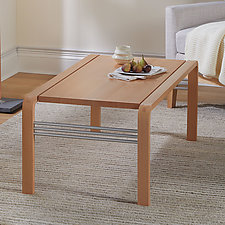 CURVEiture Wood Coffee Table by Carol Jackson (Wood Coffee Table)