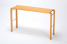 CURVEiture Wood Console Table by Carol Jackson (Wood Console Table)