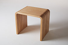 Either Or by Carol Jackson (Wood Side Table)