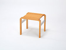 CURVEiture Wood Side Table by Carol Jackson (Wood Side Table)
