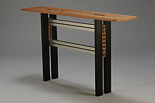 Ebony Squared by Carol Jackson (Wood Console Table)