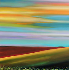 Prairie Day by Mary Johnston (Oil Painting)