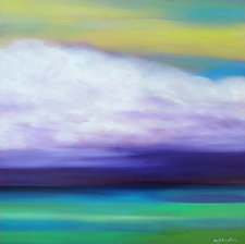 Storm Over the Sea by Mary Johnston (Oil Painting)
