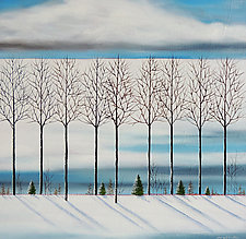 Winter Day by Mary Johnston (Oil Painting)