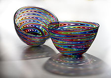 Rainbowl Traditional by Marc VandenBerg (Art Glass Bowl)