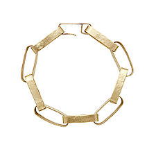 Paper Chain Link Bracelet by Julie Cohn (Bronze Bracelet)