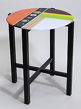 Bounce Tops and Tables by Mary Johannessen (Art Glass Side Table)