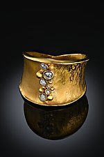 Half and Half Diamonds Ring by Rosario Garcia (Diamond & Gold Ring)