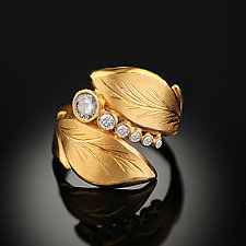 Leaf Diamonds Ring by Rosario Garcia (Diamond & Gold Ring)