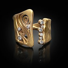 Diamond Filigree Ring by Rosario Garcia (Gold Ring)
