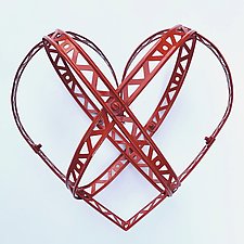 Cross My Heart by Barbara Gilhooly (Metal Wall Sculpture)
