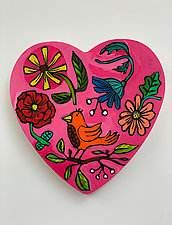 Love Bird I by Barbara Gilhooly (Acrylic Painting)