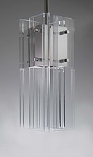 Cubic Pendant by Sidney Hutter (Art Glass Pendant Lamp)