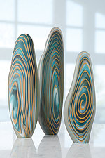 Blue Mahoe Driftwood Sculptures by Treg Silkwood (Art Glass Sculpture)