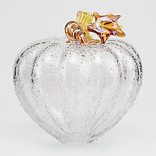 Diamond Pumpkins by Treg  Silkwood (Art Glass Sculpture)