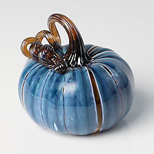 Mini Pumpkins by Leonoff Art Glass (Art Glass Sculpture)