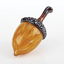 Fantasy Acorns by Leonoff Art Glass (Art Glass Sculpture)