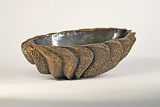 Small Oval XII by Emil Yanos (Ceramic Bowl)