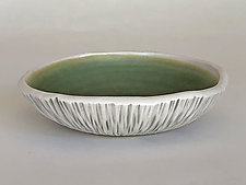 Shell Bowl by Emil Yanos (Ceramic Bowl)