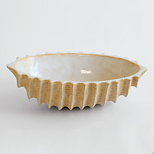 Small Oval XXXIV by Emil Yanos (Ceramic Bowl)