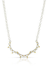 Lace Bar Necklace by Bethany Montana (Gold & Silver Necklace)