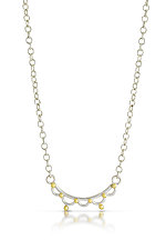 Lace Bar Necklace by Bethany Montana (Gold & Silver Necklace)