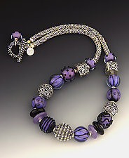 Purple Haze Necklace by Dianne Zack (Beaded Necklace)
