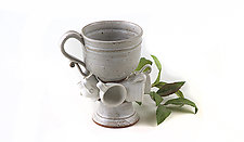 Fun and Functional Cup Sculpture 1 by Carol Tripp Martens (Ceramic Mug)