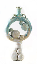Busybody Sculpture by Carol Tripp Martens (Ceramic Vase)