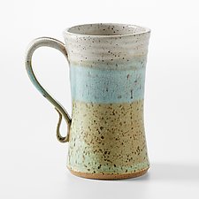 Three Toned Mug by Carol Tripp Martens (Ceramic Mug)