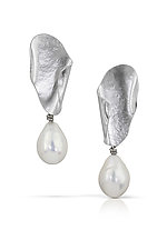 Harmony Earrings by Suzanne Schwartz (Gold, Silver & Pearl Earrings)