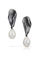 Harmony Earrings by Suzanne Schwartz (Gold, Silver & Pearl Earrings)