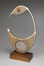 Avis Nox by Charissa Brock (Art Glass & Wood Sculpture)