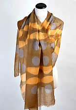 Clouds of Rust Scarf by Suzanne Bates (Wool Scarf)