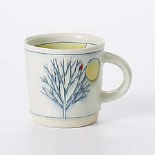 Moon Phases Mug by Nicole Aquillano (Ceramic Mug)