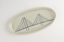 Oval Bridge Platters by Nicole Aquillano (Ceramic Platter)