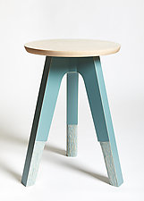 Triad Table/Stool by Amy Arnold and Kelsey Sauber Olds (Wood Side Table)