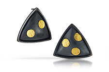 Geometry Earrings by Marcia Meyers (Gold & Silver Earrings)